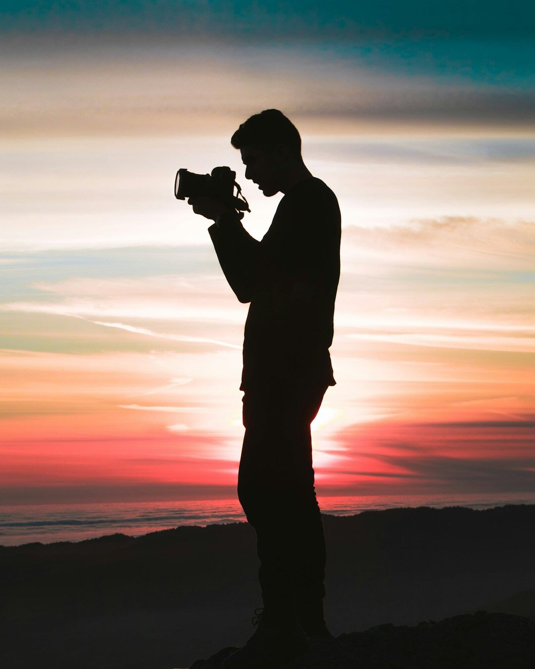 photographer editing photos